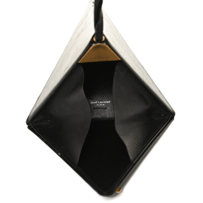 Saint Laurent Lambskin Pyramid Clutch Black 5 of 12