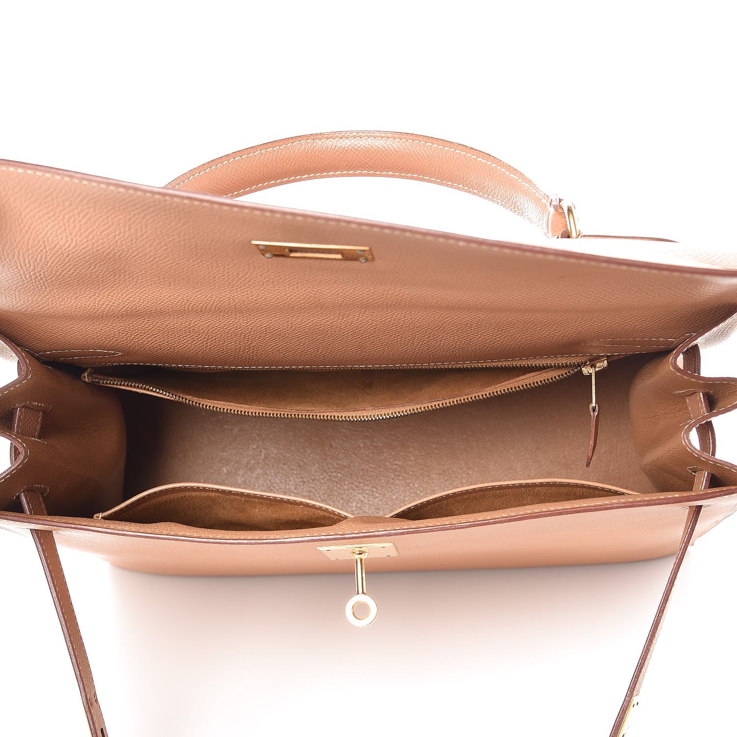 Hermes Courchevel Kelly Sellier 32 Gold 5 of 38
