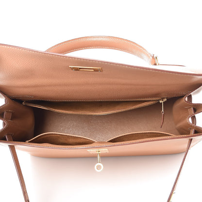 Hermes Courchevel Kelly Sellier 32 Gold 5 of 38