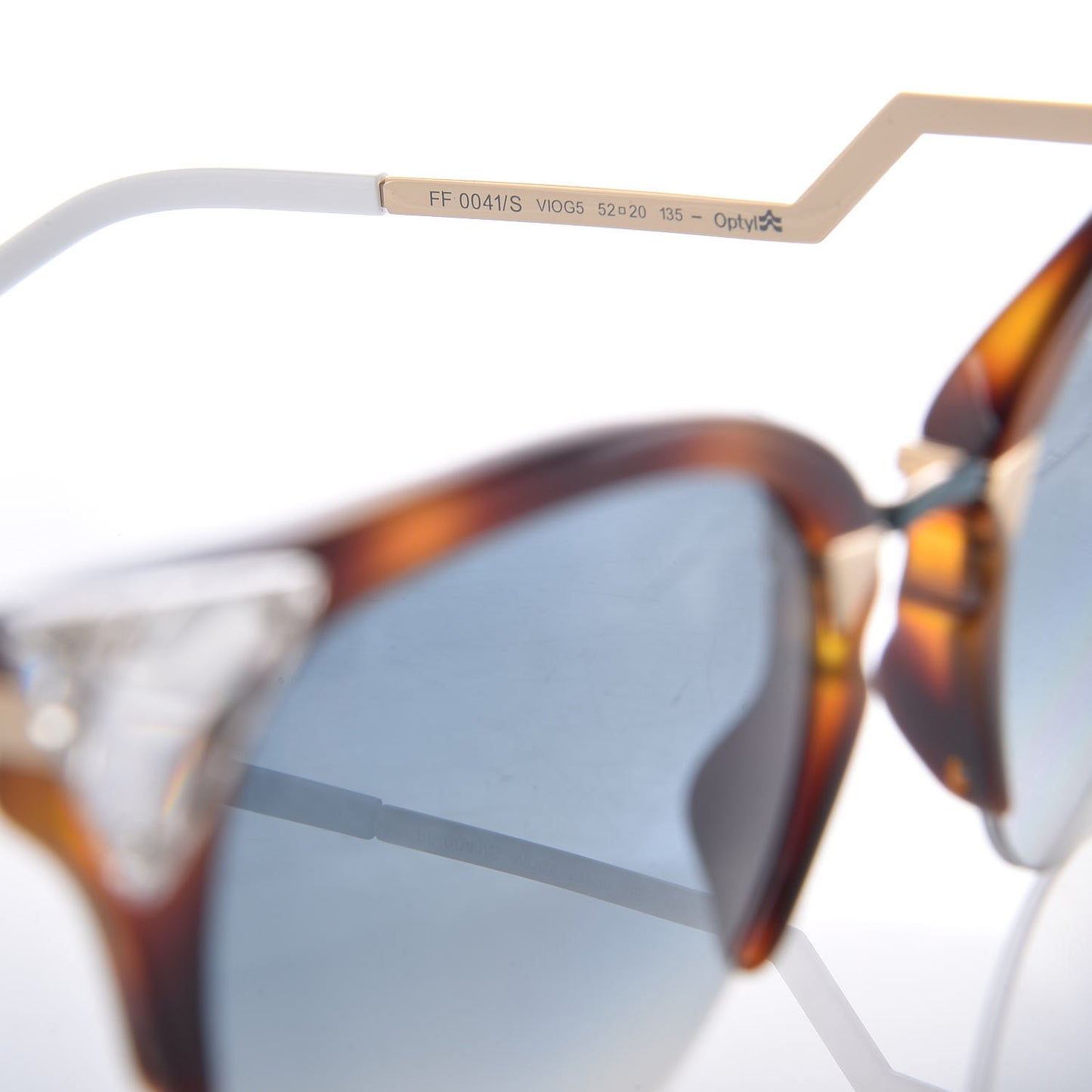 Iridia Cat Eye Sunglasses FF 0041/S Brown