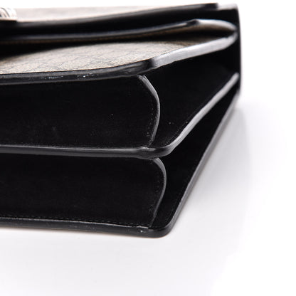 Gucci GG Supreme Monogram Medium Dionysus Shoulder Bag Black 7 of 17