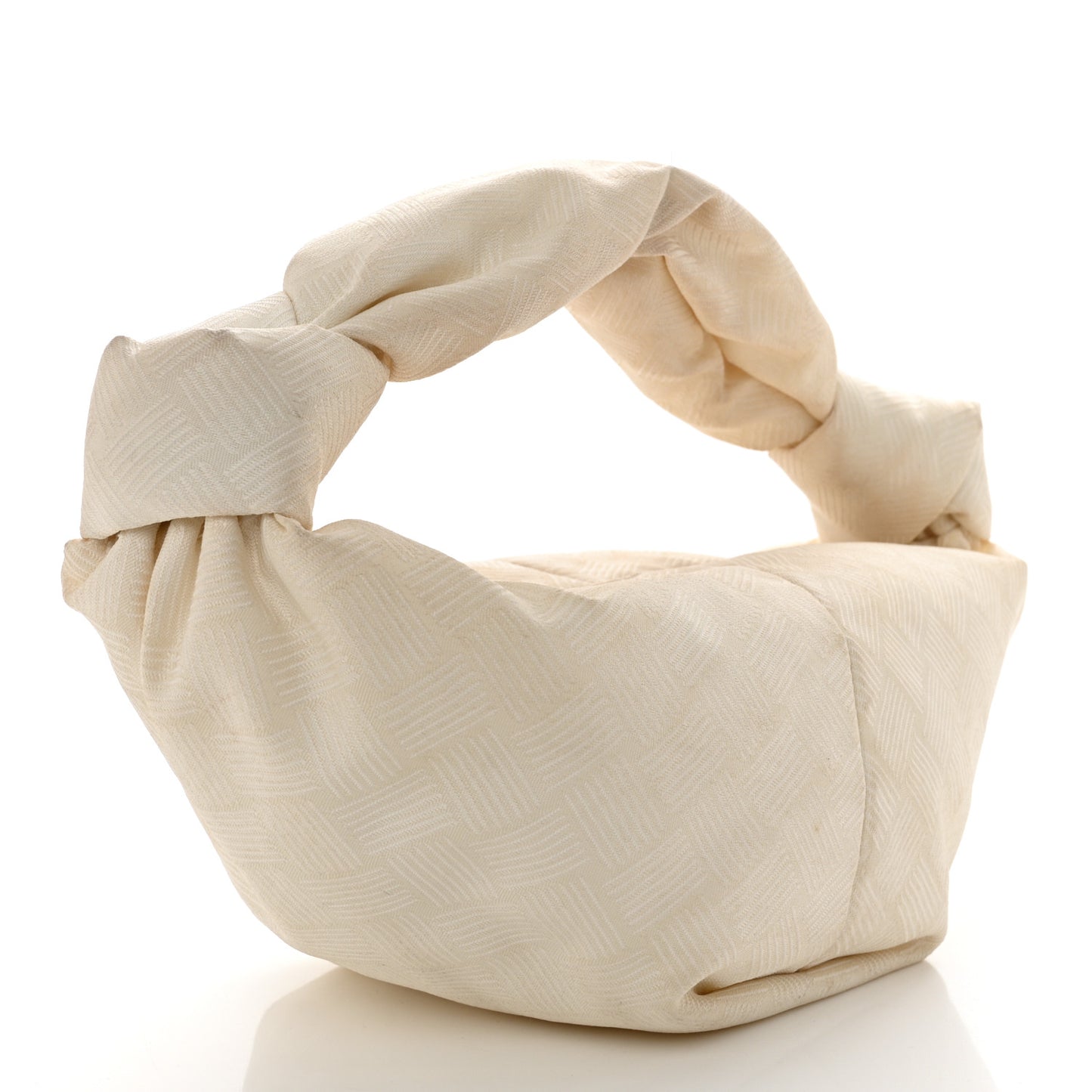 Jacquard Mini Double Knot Bag Ivory