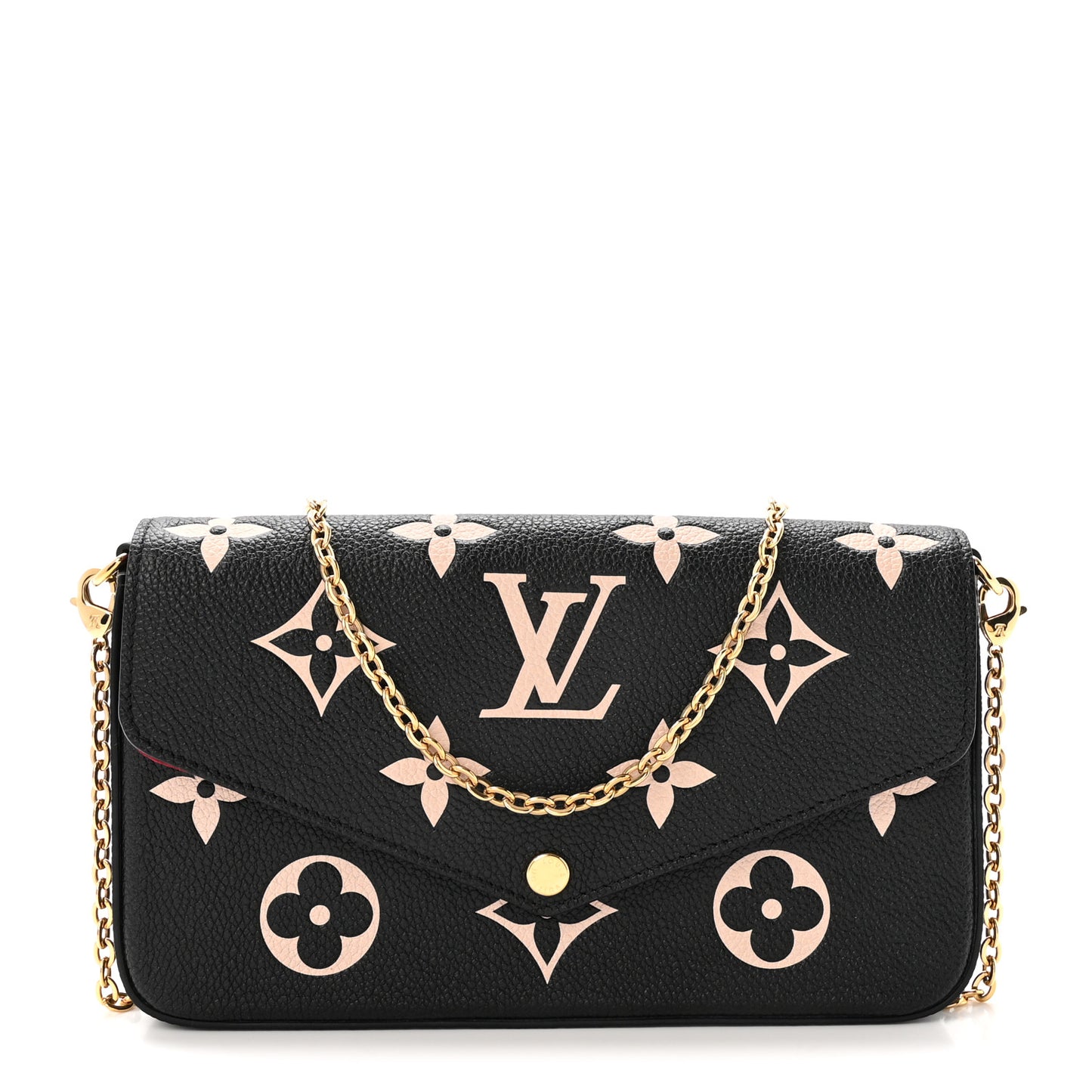 Empreinte Monogram Giant Felicie Pochette Black Beige