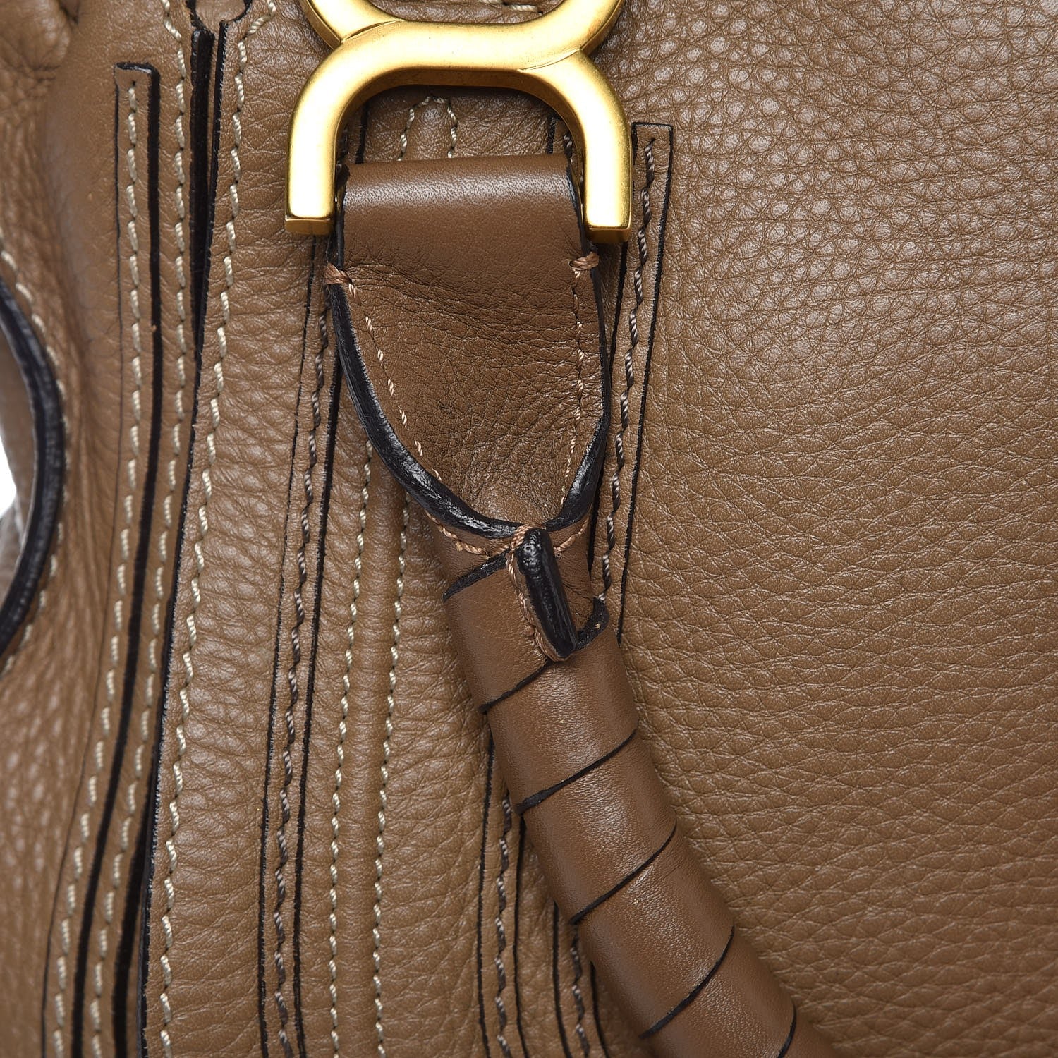 Chloe Calfskin Large Marcie Satchel Nut 10 of 14