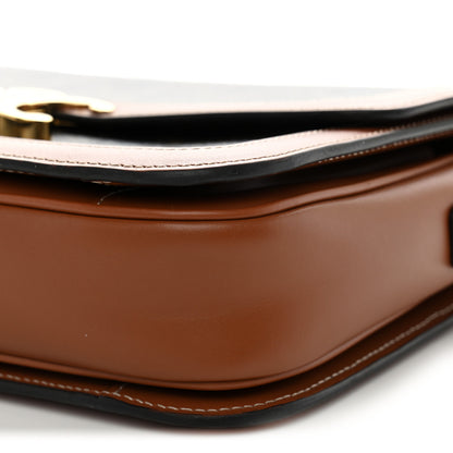 Celine Triomphe Canvas Calfskin Medium Triomphe Bag Tan 9 of 10