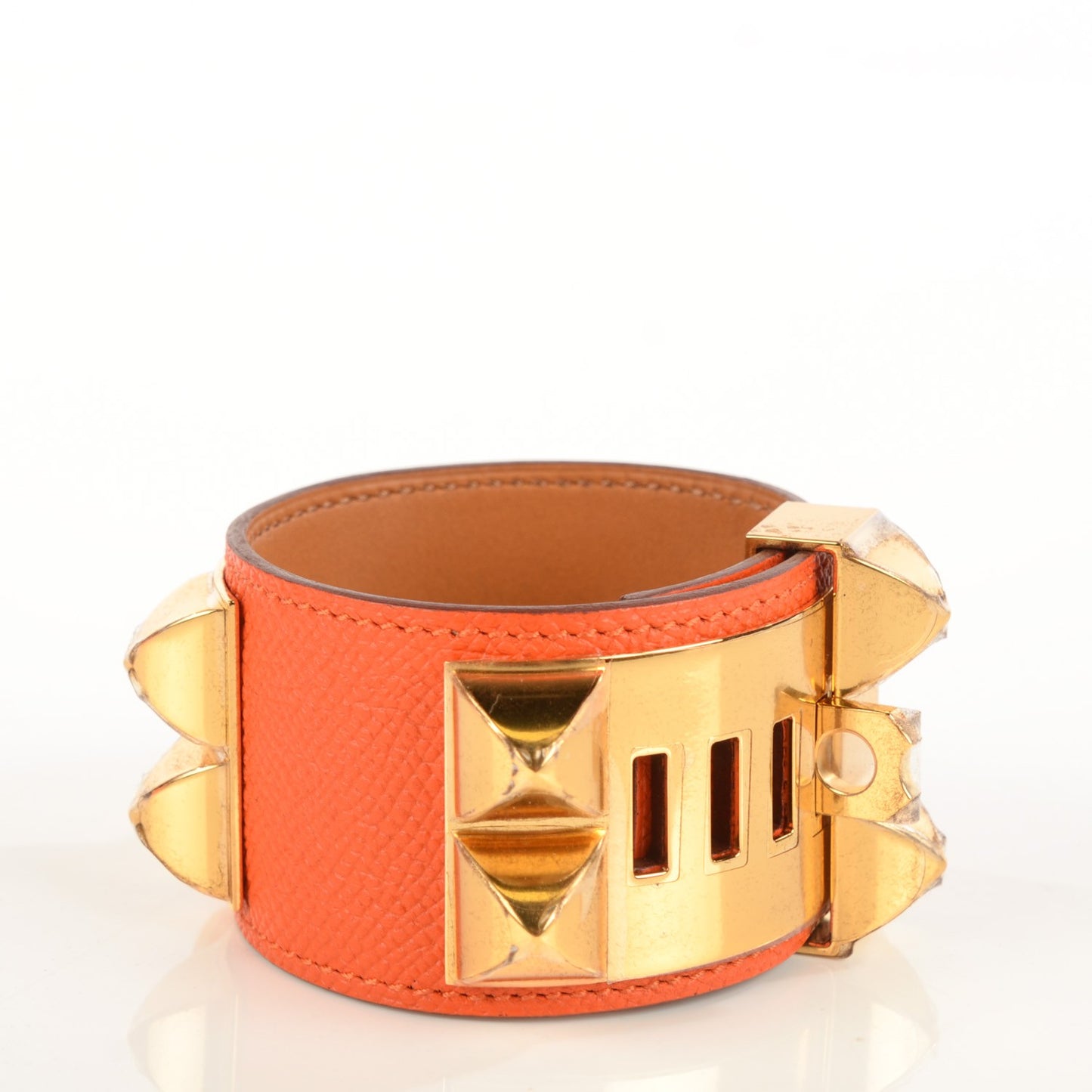 Epsom Collier de Chien CDC Bracelet S Orange