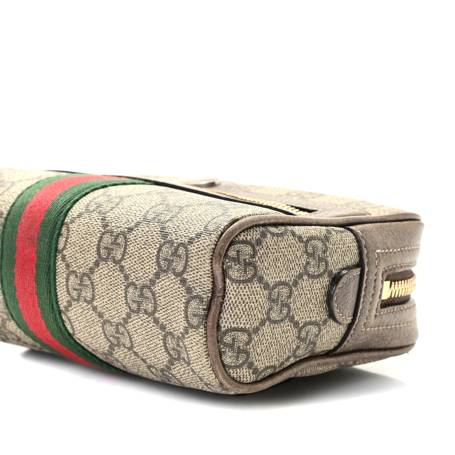 Gucci GG Supreme Monogram Web Small Ophidia Belt Bag 95 38 Dark Brown 7 of 14
