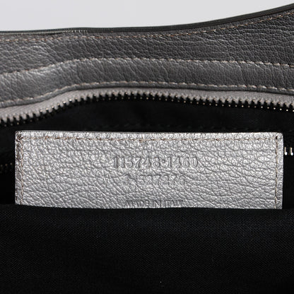 Balenciaga Pearlescent Goatskin Classic Palladium Hardware City Gris Gris Light 13 of 14