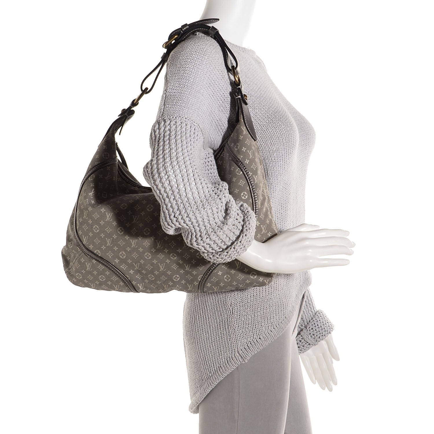 Louis Vuitton Mini Lin Manon MM Platine 2 of 7
