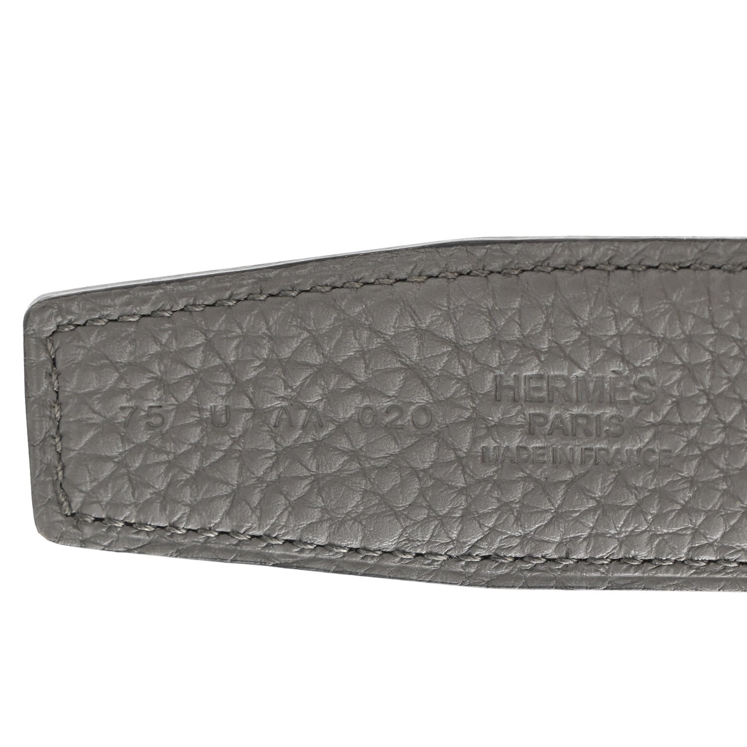Hermes Swift Togo 32mm H Belt 75 Etain Black 5 of 6