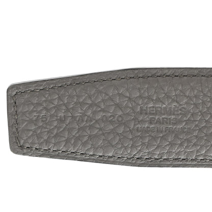 Hermes Swift Togo 32mm H Belt 75 Etain Black 5 of 6