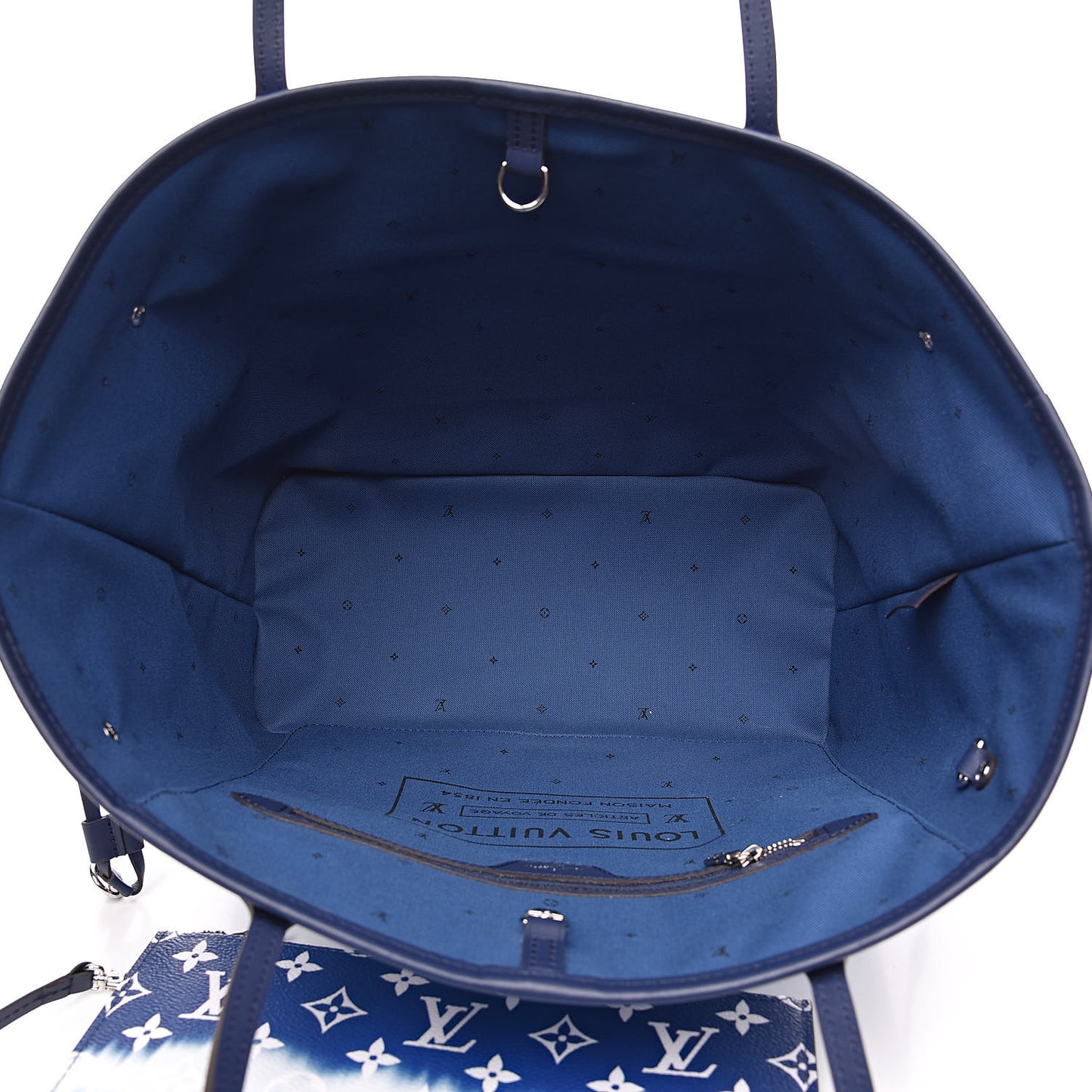 Monogram Escale Neverfull MM Blue