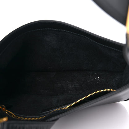 Saint Laurent Smooth Calfskin Le 5 A 7 Hobo Black 5 of 12