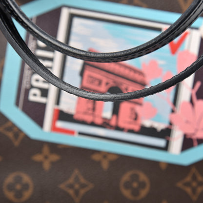 Louis Vuitton Monogram World Tour Neverfull MM 12 of 12