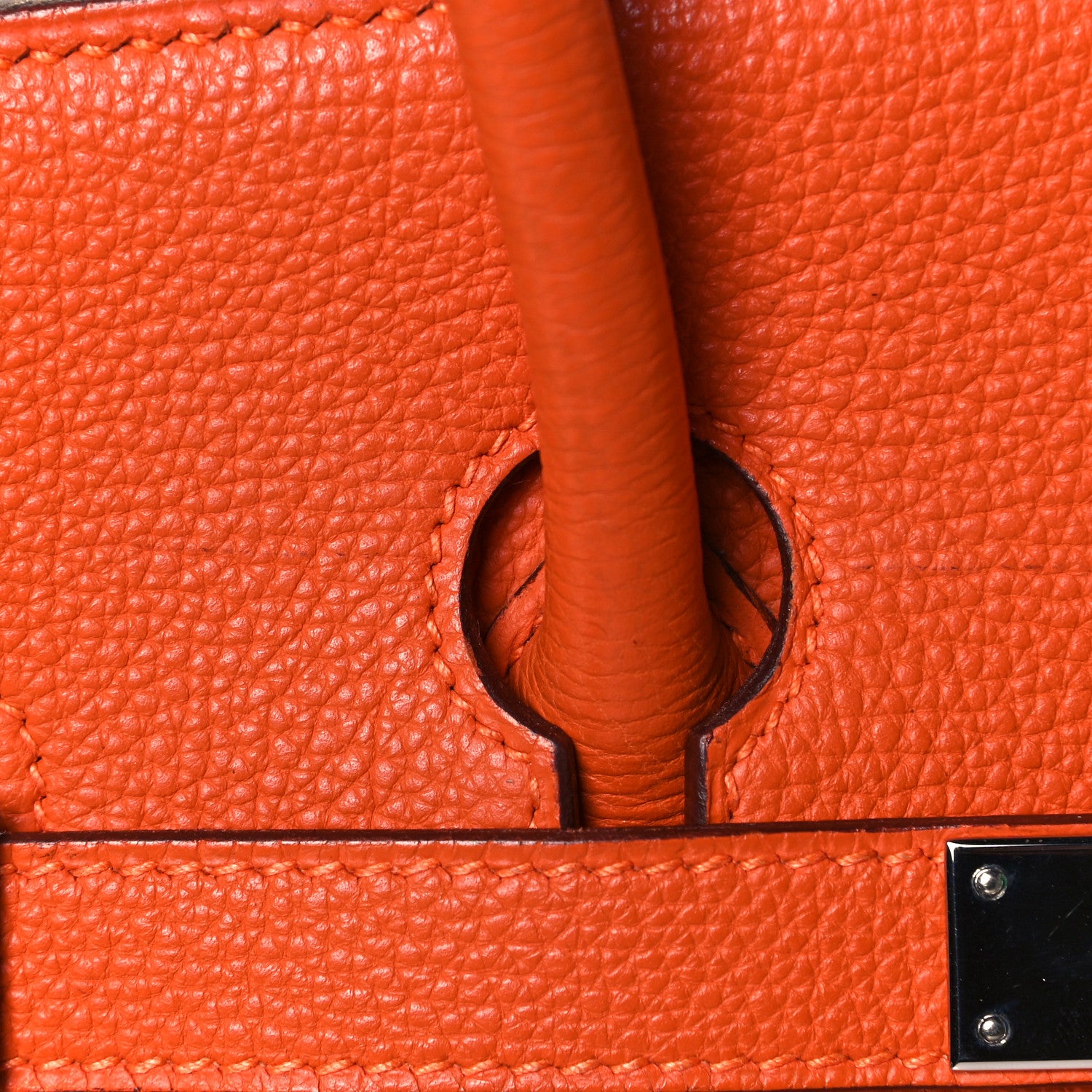 Hermes Togo Birkin 35 Orange 7 of 22
