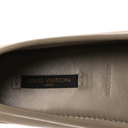Louis Vuitton Calfskin Oxford Loafers 37.5 Beige White 9 of 17