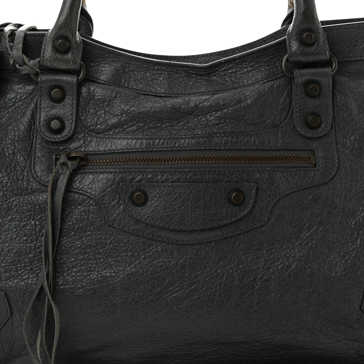 Balenciaga Agneau Classic Hardware City Gris Tarmac 8 of 11