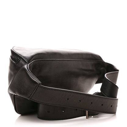 Saint Laurent Calfskin Monogram Belt Bag Black 3 of 8