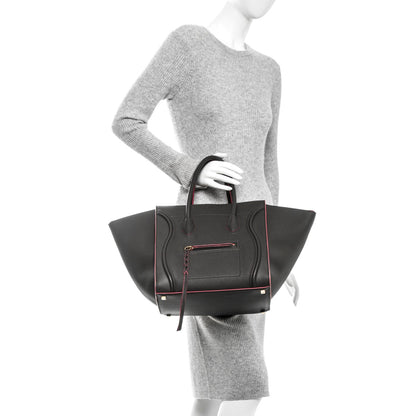 Celine Baby Grained Calfskin Medium Phantom Luggage Dark Taupe 2 of 6