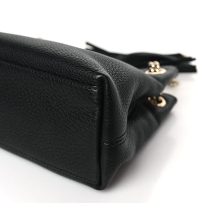 Gucci Pebbled Calfskin Small Soho Chain Shoulder Bag Black 9 of 9