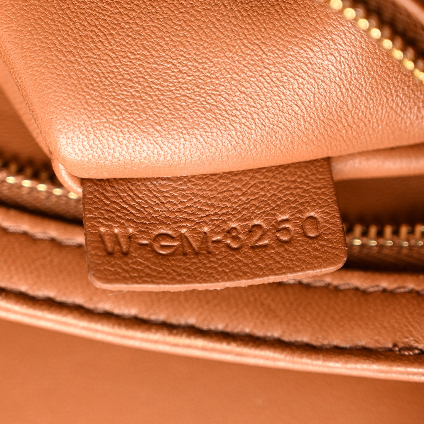 Calfskin Triomphe Canvas Teen Triomphe Bag Tan
