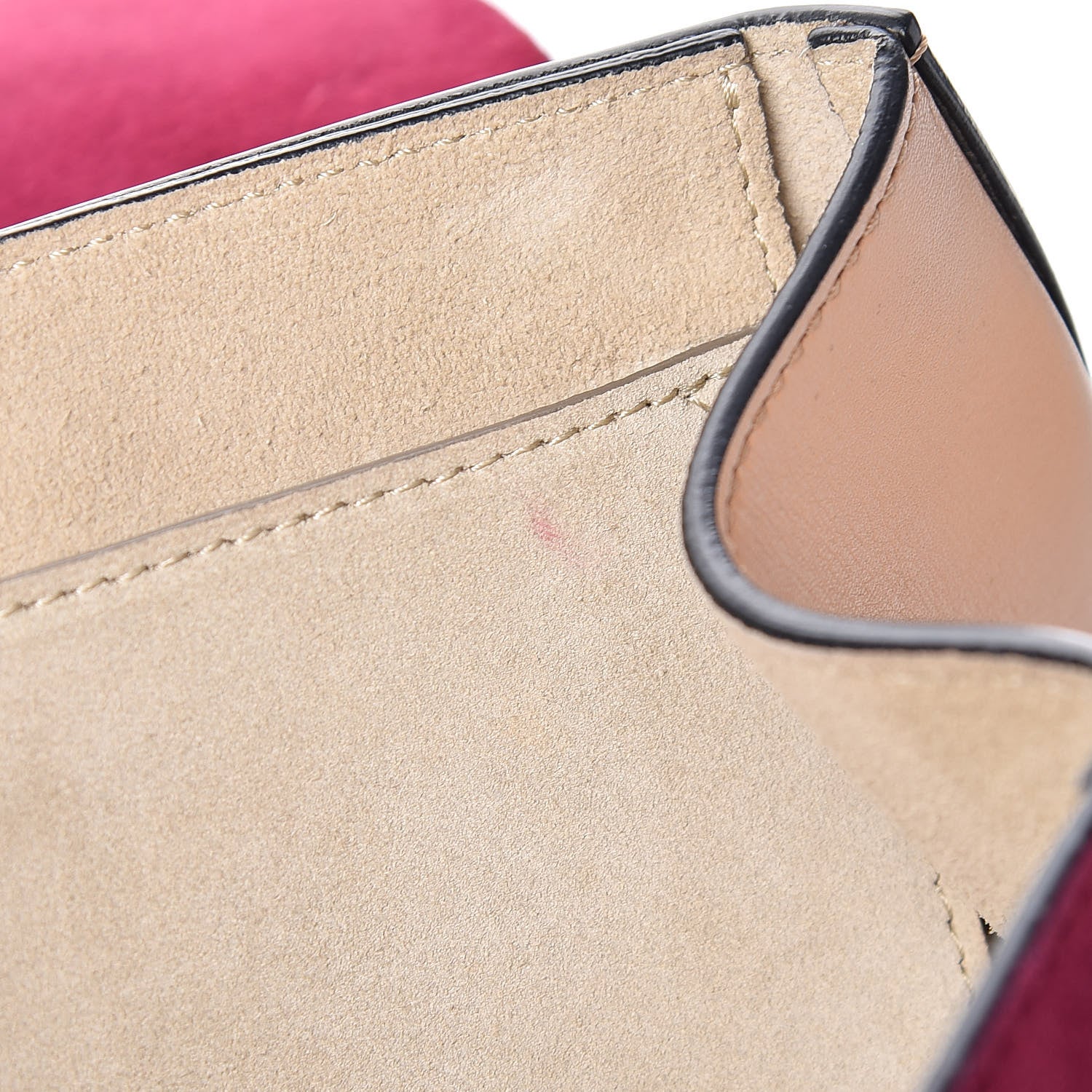 Chloe Suede Smooth Calfskin Drew Shoulder Bag Misty Beige 15 of 15