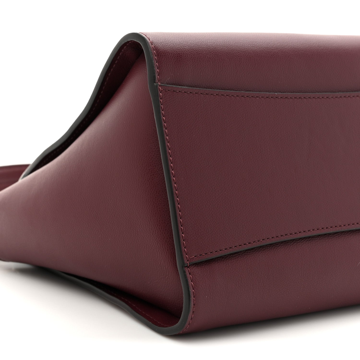 Mulberry Micro Classic Grain Small Iris Shoulder Bag Black Cherry 10 of 10