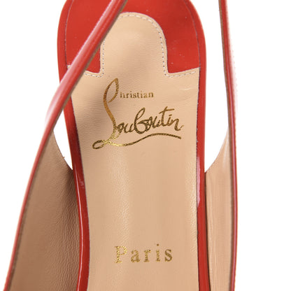 Christian Louboutin Patent Private Number 120 Pumps 39.5 Bisou 7 of 9