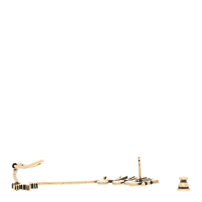 Christian Dior Pearl Crystal J'Adior Star Ear Cuff Gold White 3 of 4
