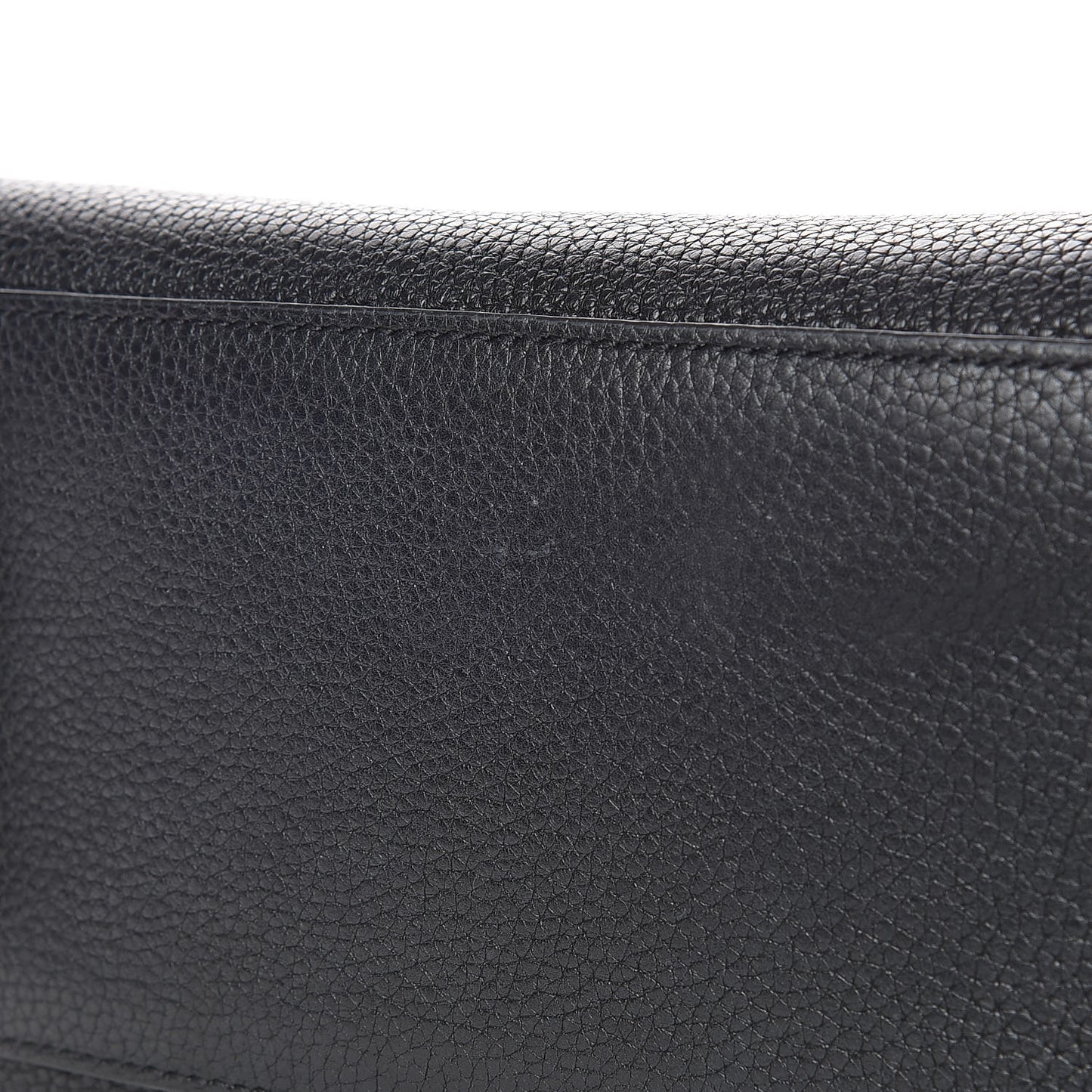 Grained Calfskin Baby Sac De Jour Souple Black