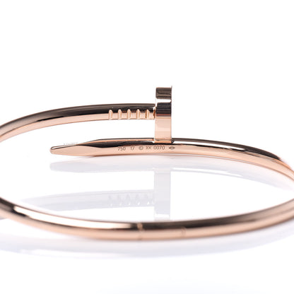 Cartier 18K Pink Gold Juste Un Clou Bracelet 17 4 of 6
