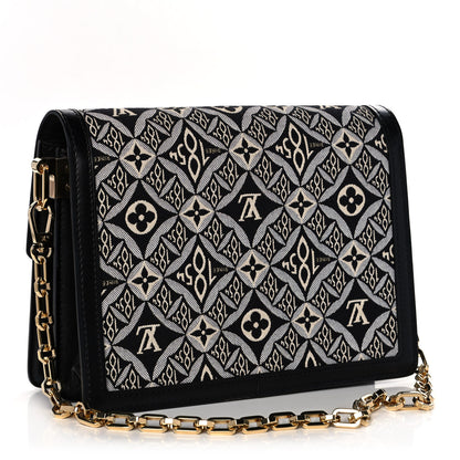 Louis Vuitton Jacquard Since 1854 Dauphine MM Grey 2 of 13