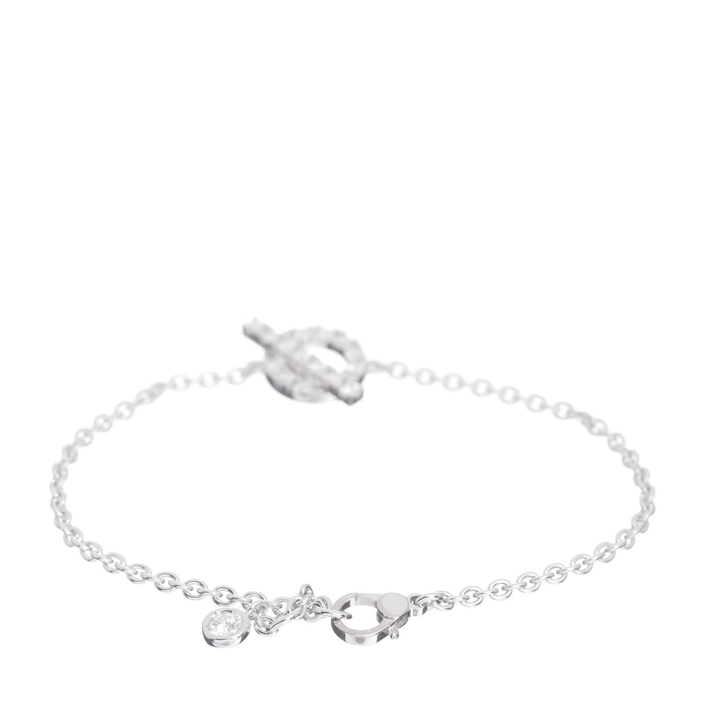 18K White Gold Diamond Finesse Bracelet SH
