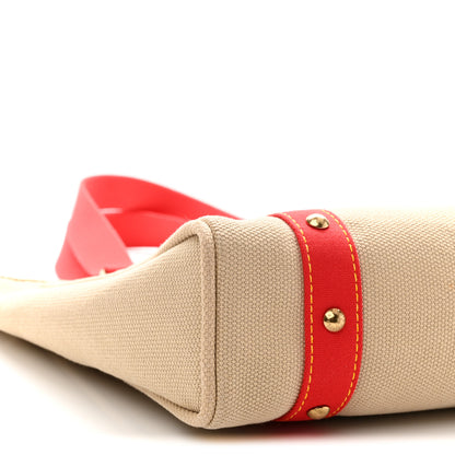 Louis Vuitton Toile Antigua Cabas MM Beige 9 of 10