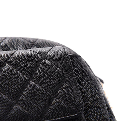 Chanel Caviar Quilted CC Day Camera Case Black 11 of 13
