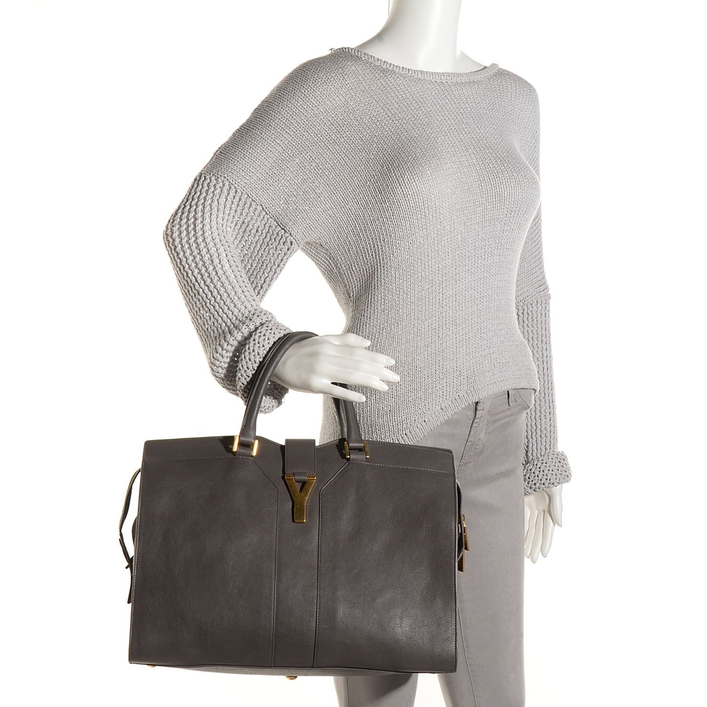 Sheepskin Large Cabas ChYc Grey