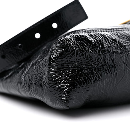 Fendi Vitello Naplak Large Convertible Baguette Black 7 of 12