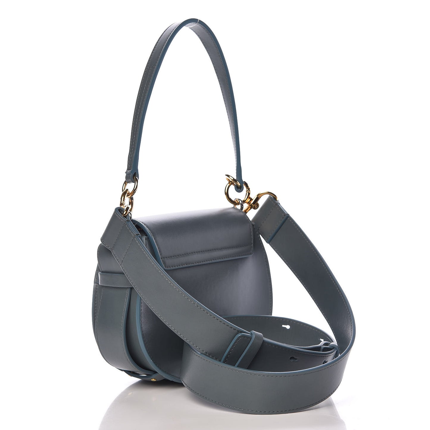 Calfskin Small Tess Bag Cloudy Blue