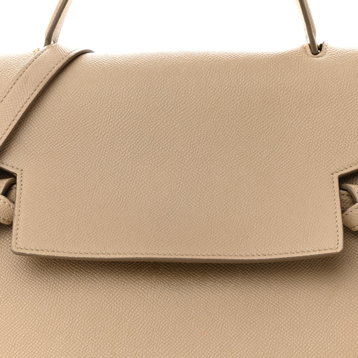 Grained Calfskin Mini Belt Bag Light Taupe