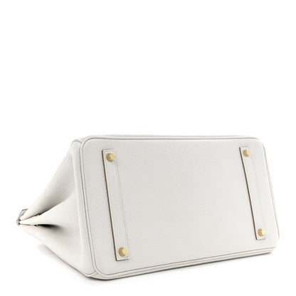 Hermes Togo Birkin 35 Gris Pale 4 of 11