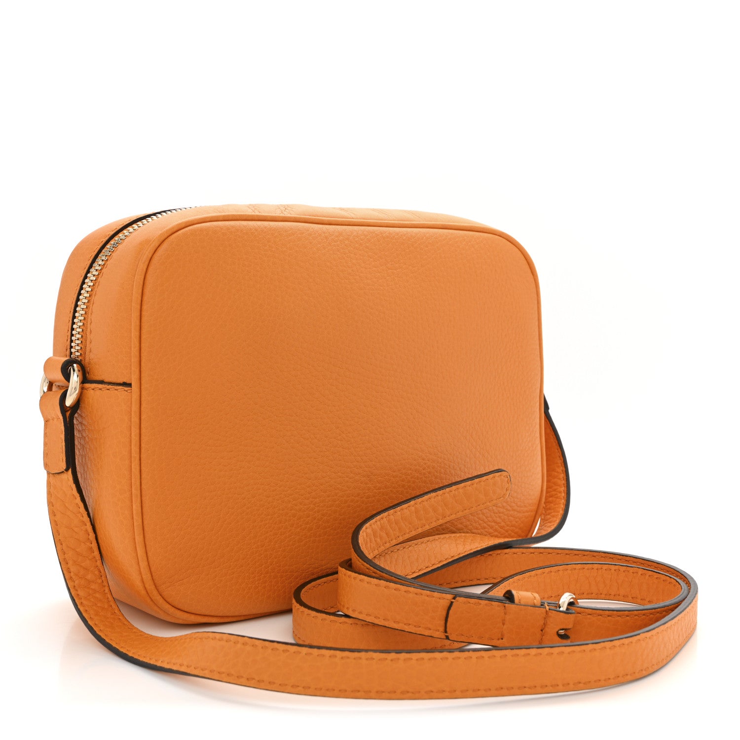 Gucci Pebbled Calfskin Small Soho Disco Bag Curcuma 3 of 10