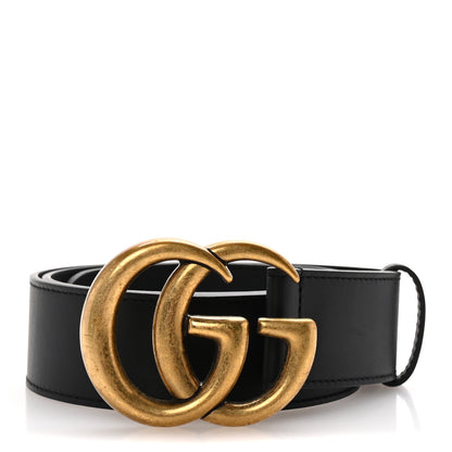 Gucci Calfskin Double G 40mm Belt 85 34 Black 1 of 6