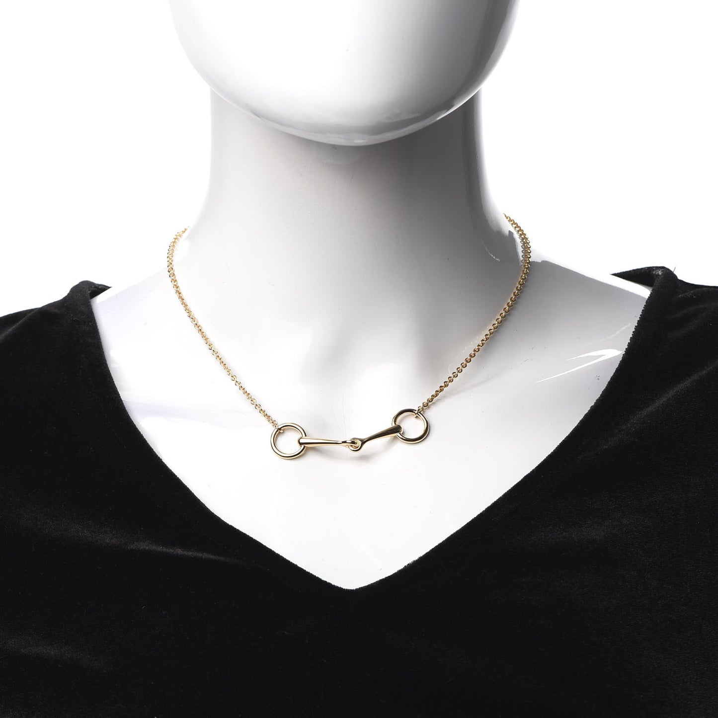 18K Rose Gold Diamond TPM Filet d'Or Necklace LG