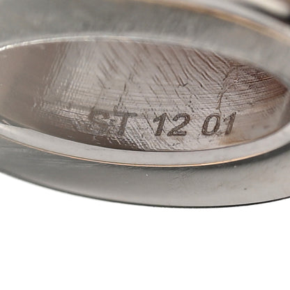 Hermes Palladium Lacquered Mini Pop H Earrings Marron Glace 5 of 6