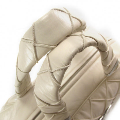 Chanel Lambskin Bowling Bag Ivory 6 of 12