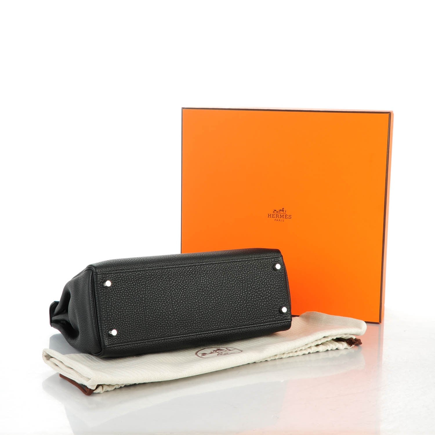 Hermes Togo Kelly Retourne 32 Black 6 of 22
