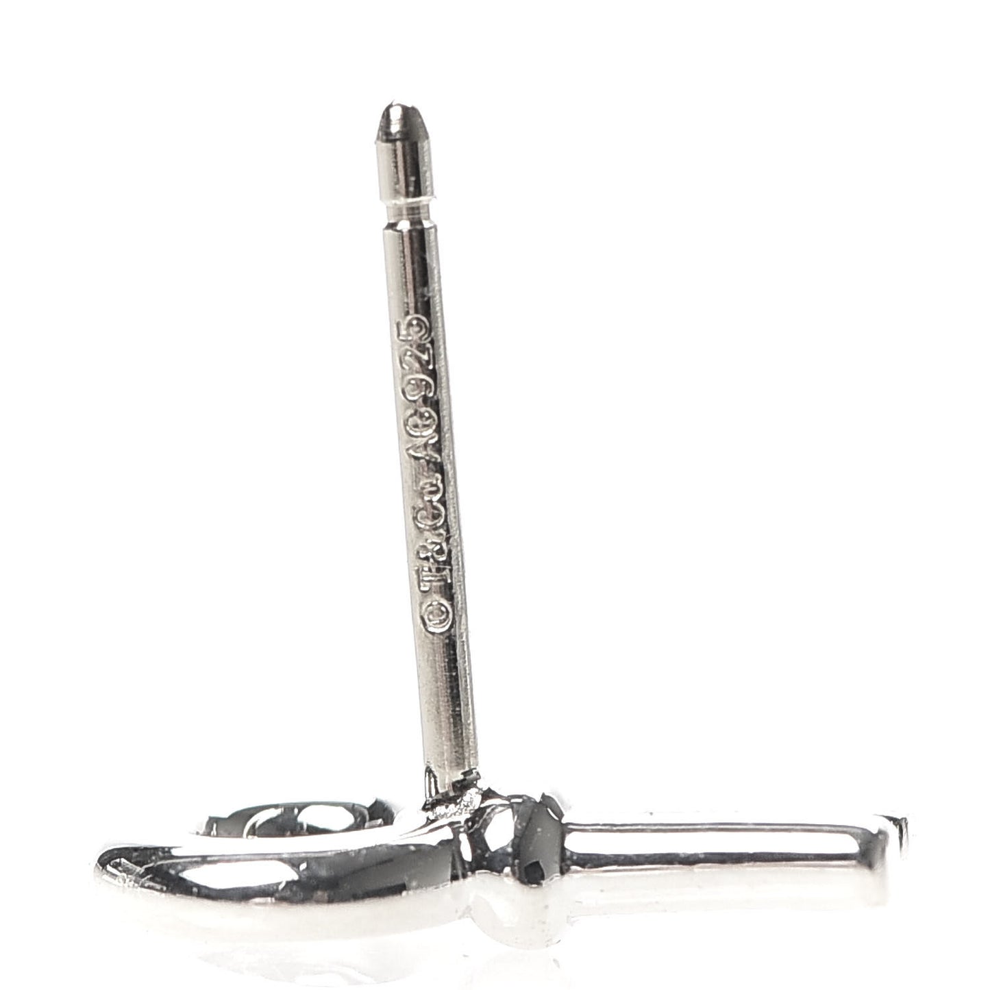 Sterling Silver Key Earrings