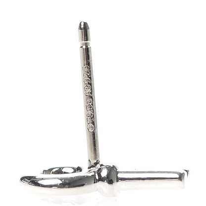 Tiffany Sterling Silver Key Earrings 4 of 5