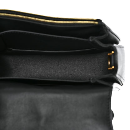 Louis Vuitton Grained Calfskin Vivienne NM Black 5 of 10