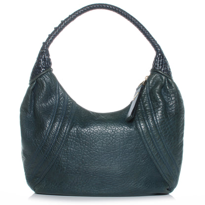 Fendi Nappa Nuvolata Spy Hobo Petrolio 1 of 9